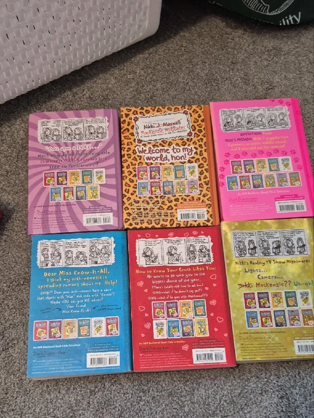 Russell Athletic Dork Diaries Book Set - Multicolor